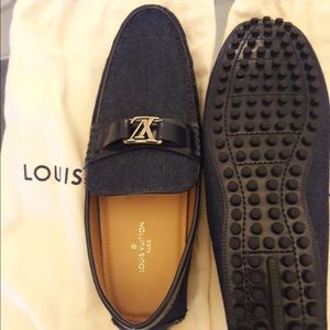 Louis Vuitton Denim Hockenheim Moccasin